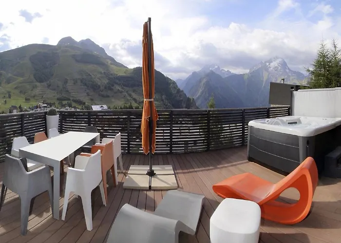 Domek alpejski In Les 2 Alpes With Panoramic Views